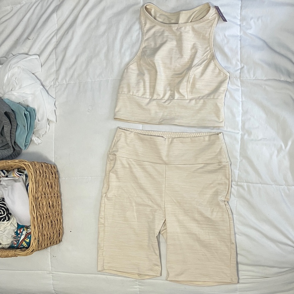 Adore Me Cream Tank Top
